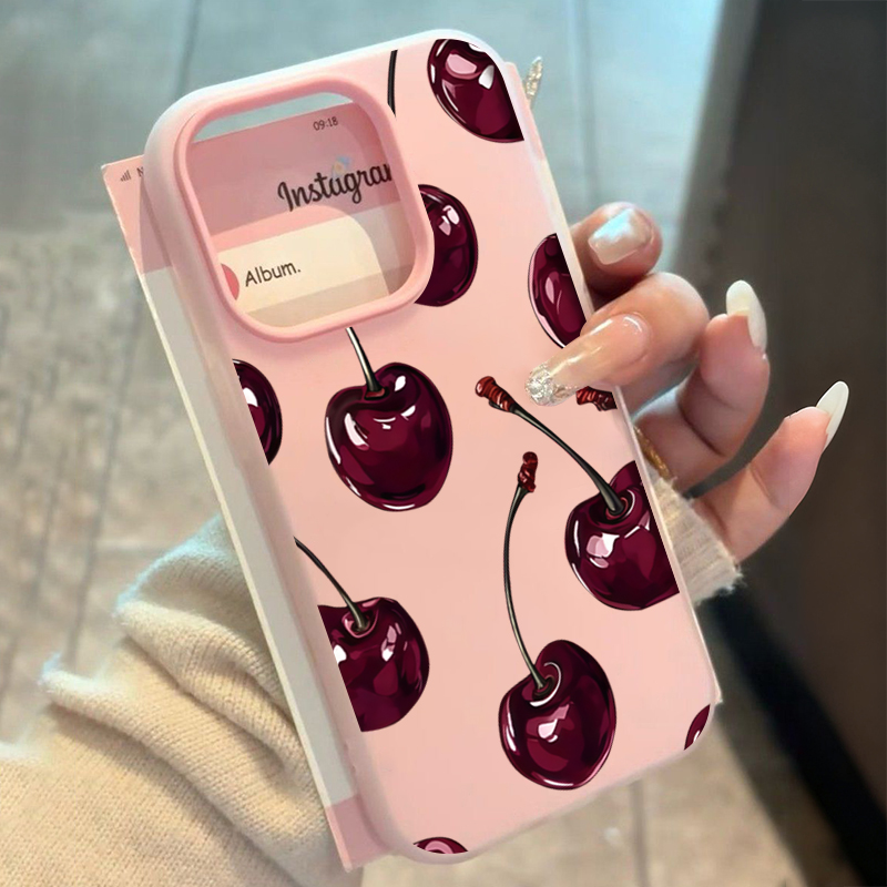 Phone Cases Cherry - Custodia per telefono Red Cherry Jelly