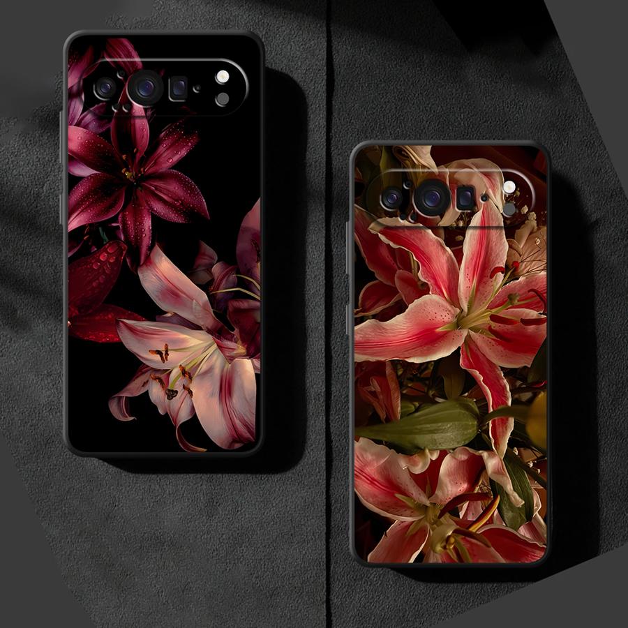 Phone Cases Pixel 9A - Cover per Telefono con Stampa Floreale