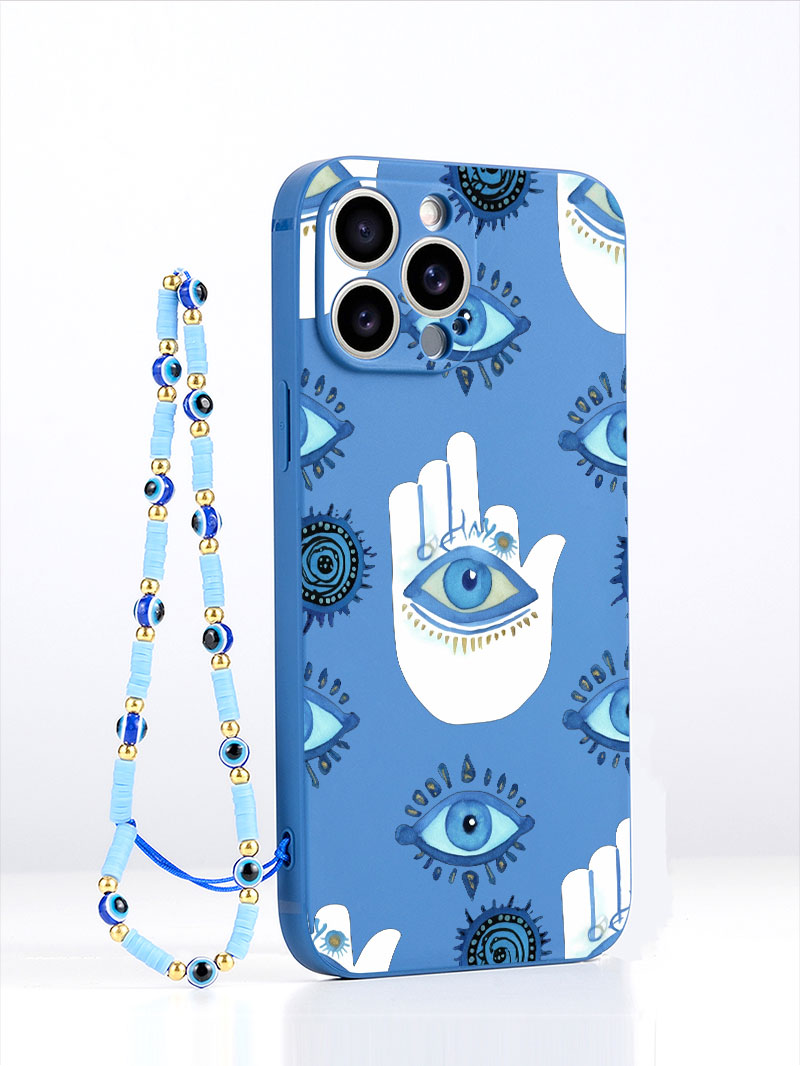 Phone Cases Classy - Custodia per telefono con cordino blu