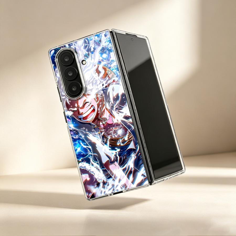 Phone Cases Z Fold 7 - Cover Trasparente Morbida a Tema Cartone
