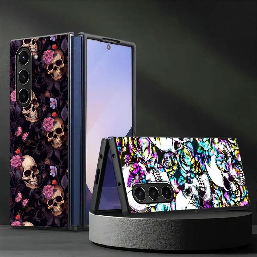 Phone Cases Z Fold 7 - Custodia Skull Art per Samsung Galaxy