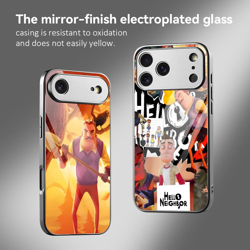 Phone Cases Metal - Custodia per telefono Game H-Hello Neighbor