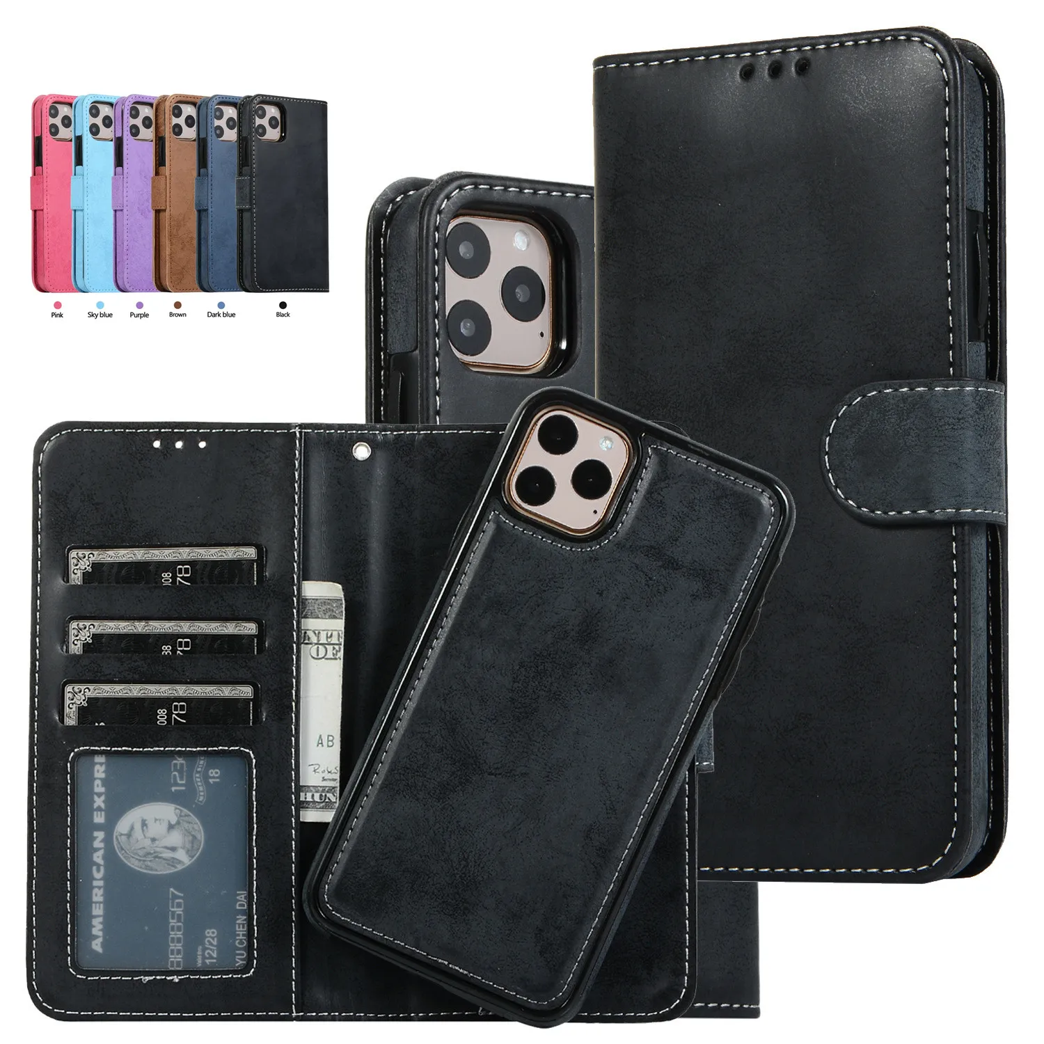 Phone Cases Classy - Custodia per carte a portafoglio rimovibile