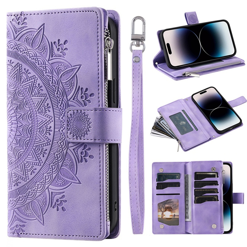 Phone Cases Classy - Custodia a portafoglio con cerniera di