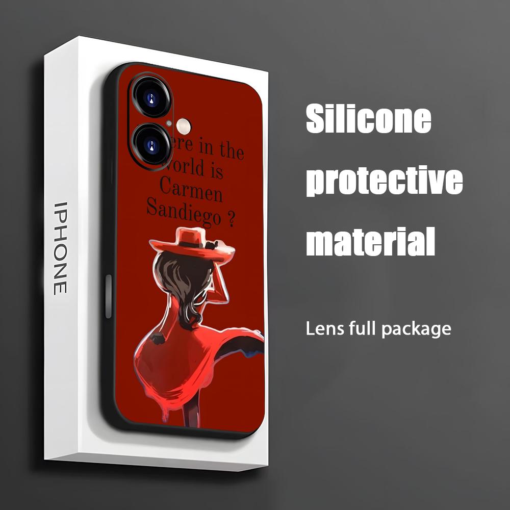 Phone Cases Unique - Custodia per telefono Cartoon Carmen Sandiego