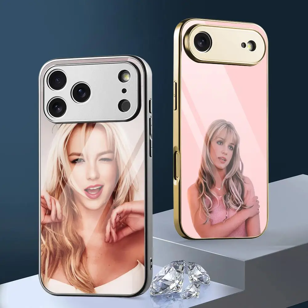 Phone Cases Metal - Cover per iPhone B-Britney S-Spears Pop