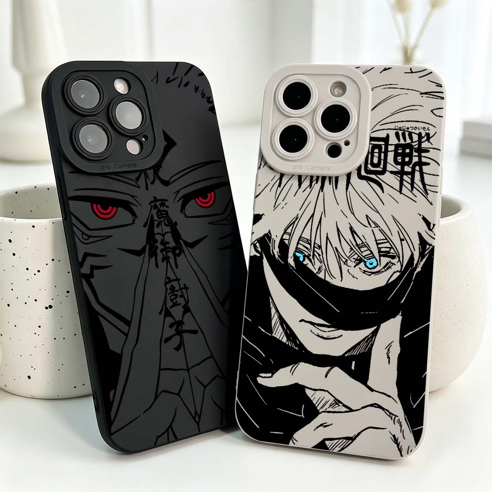 Phone Cases Iphone 17 Pro - Cover in Silicone Anime Jujutsu Kaisen