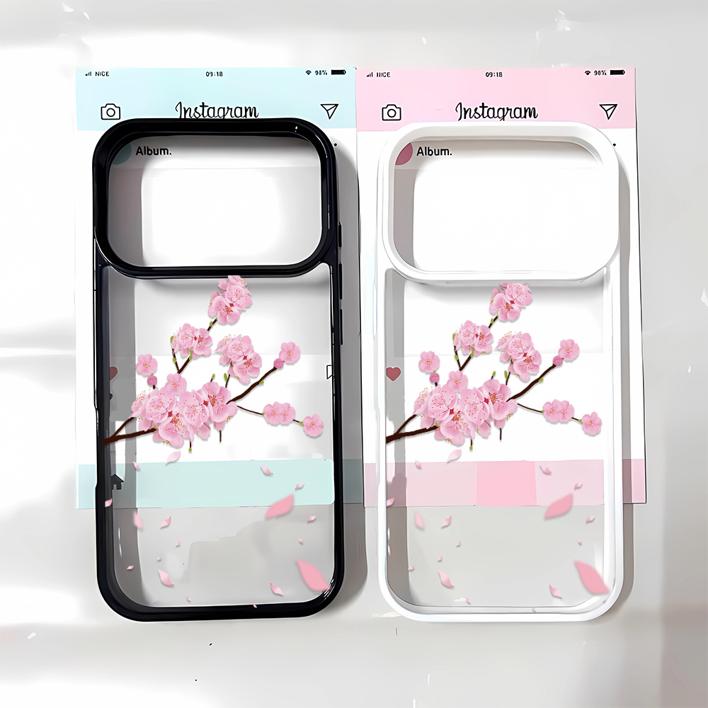Phone Cases Best - Custodia per telefono rosa ciliegio, design