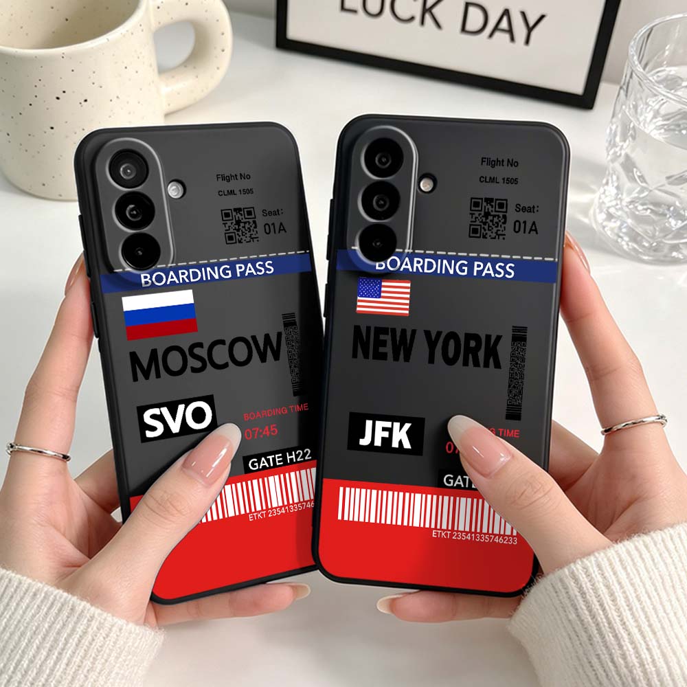 Phone Cases York - Cover per Telefono con Design Biglietto