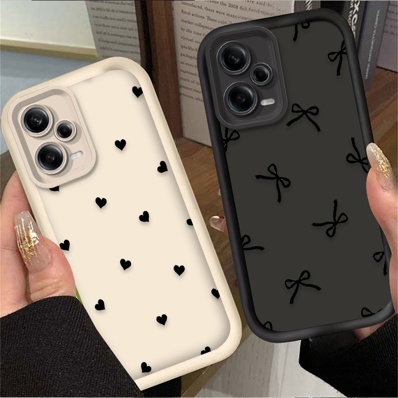 Phone Cases Xiaomi 14 - Custodia per telefono nera con cuore