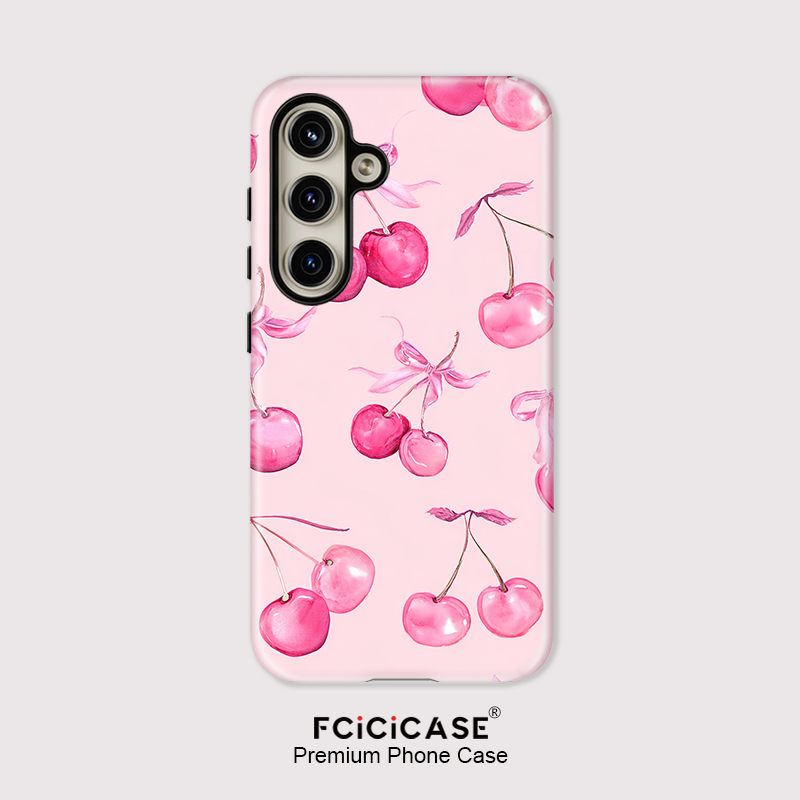 Phone Cases Cherry - Fcicicase Custodia per telefono modello ciliegia
