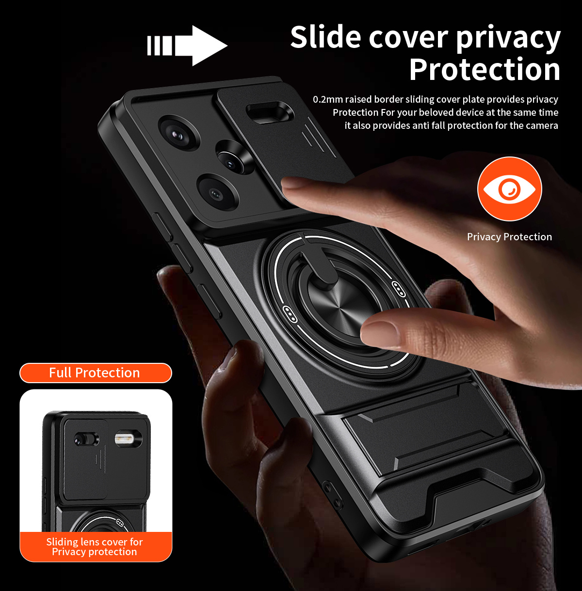 Custodia per telefono con obie - Ring Stand Case recensione e prezzo
